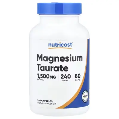 Nutricost Magnesium Taurate 1500mg Capsules